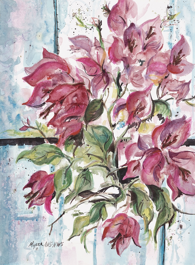 Click here to view Bougainvillea by Carole Myers AWS, NWS