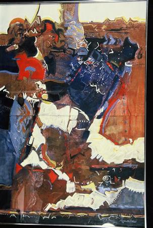 Click here to view Rio Grande Canyon (Diptych) by Carole Myers AWS, NWS