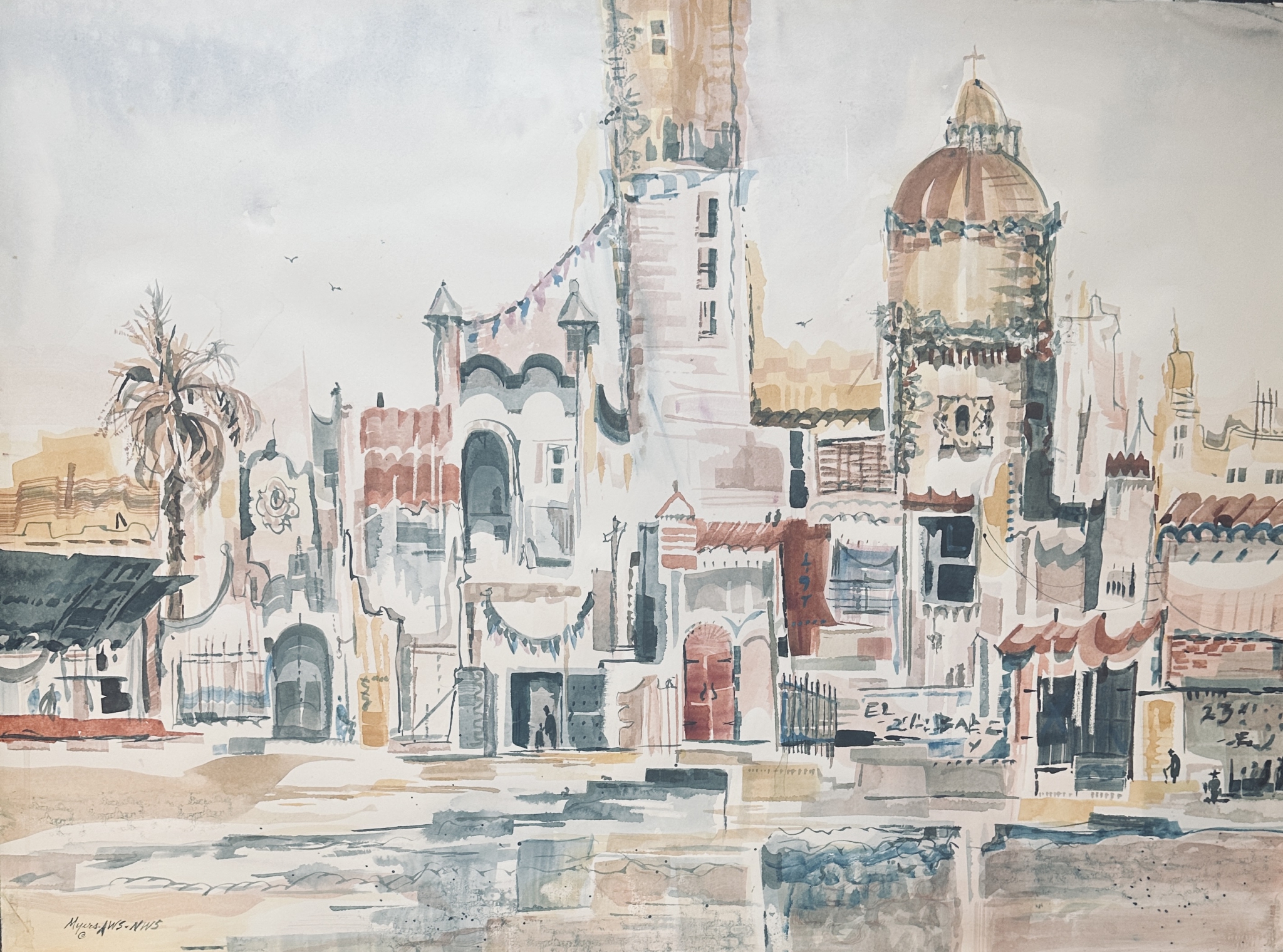 Click here to view Tlaquepaque II by Carole Myers AWS, NWS