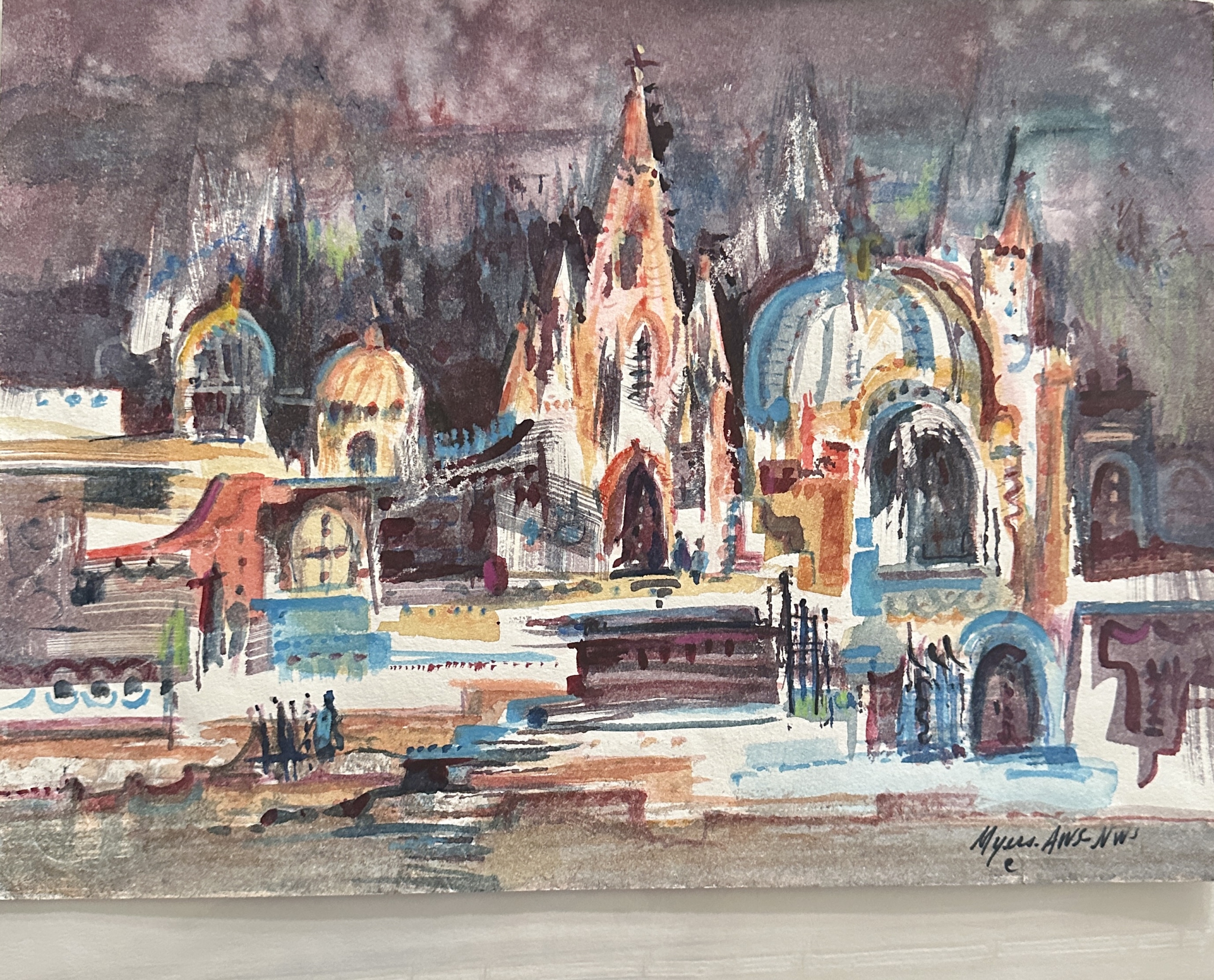 Click here to view San Miguel de Allende - Dusk by Carole Myers AWS, NWS